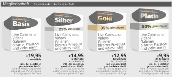 Mitgliedschaft auf Sadorado