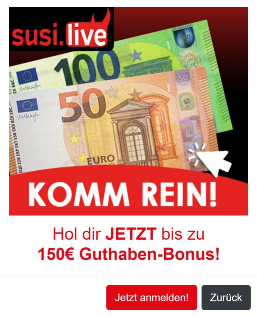 gutschein susi.live 150